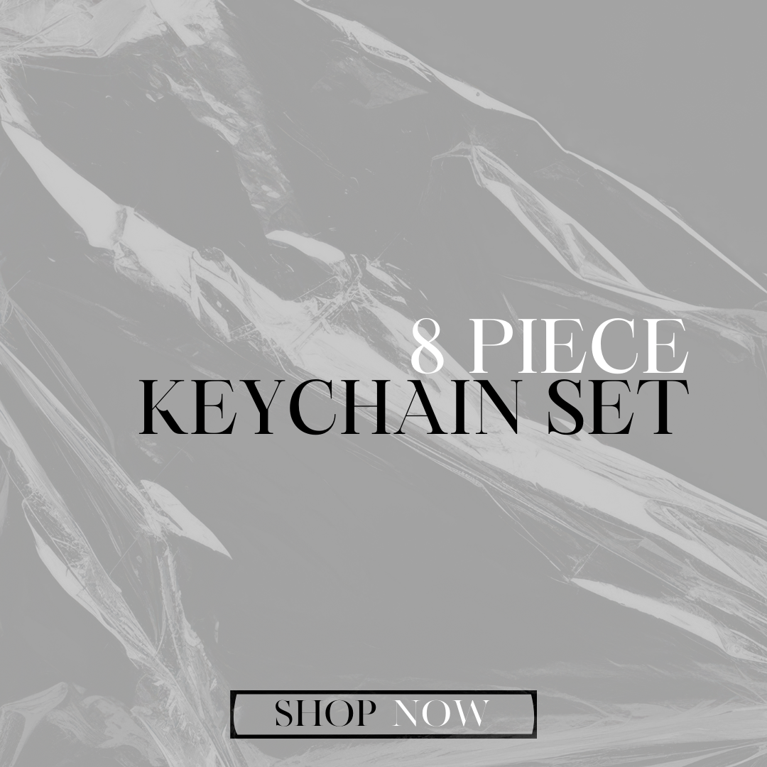 8 PIECE KEYCHAIN SETS