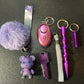 5 PIECE KEYCHAIN SET