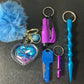 5 PIECE KEYCHAIN SET