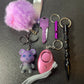 5 PIECE KEYCHAIN SET